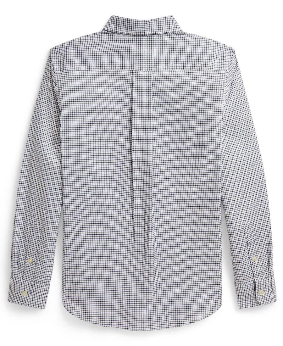 Рубашка в клетку с длинным рукавом Polo Ralph Lauren, White Olive Multi — фото 2