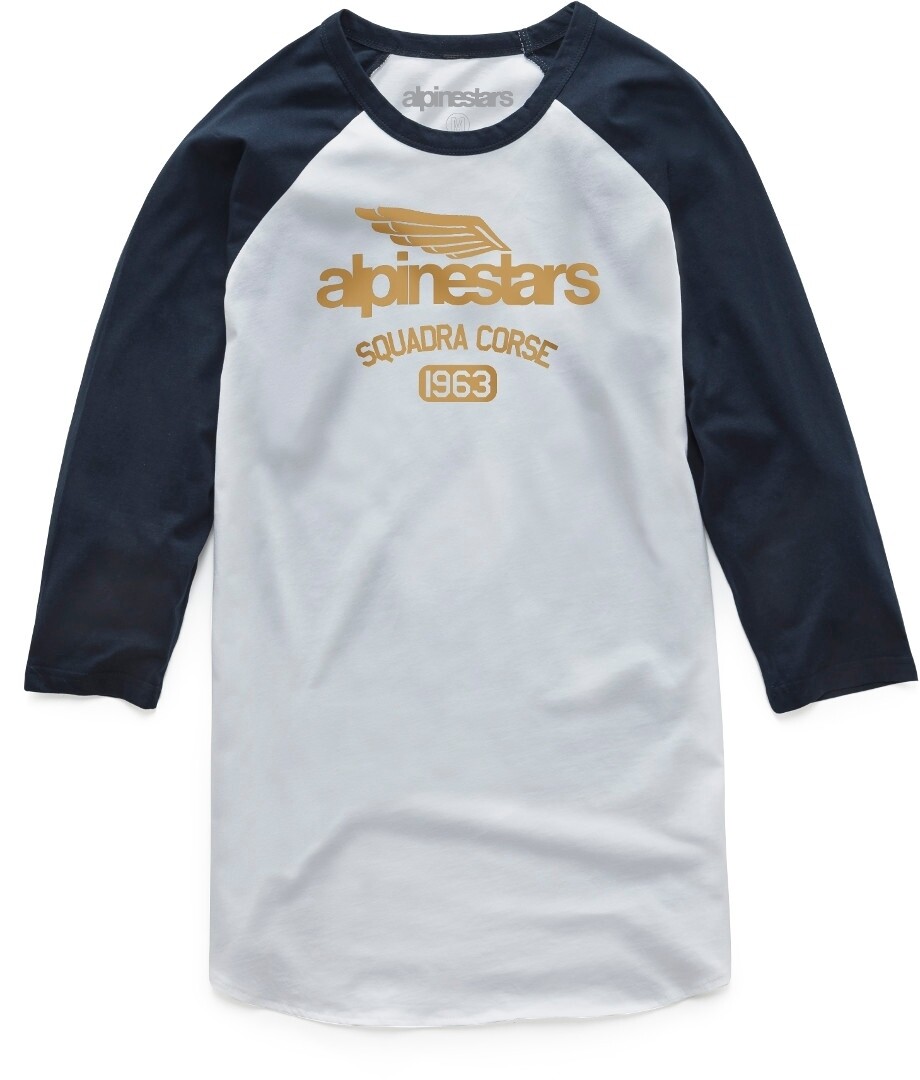 

Лонгслив Alpinestars Winged Team, белый/синий