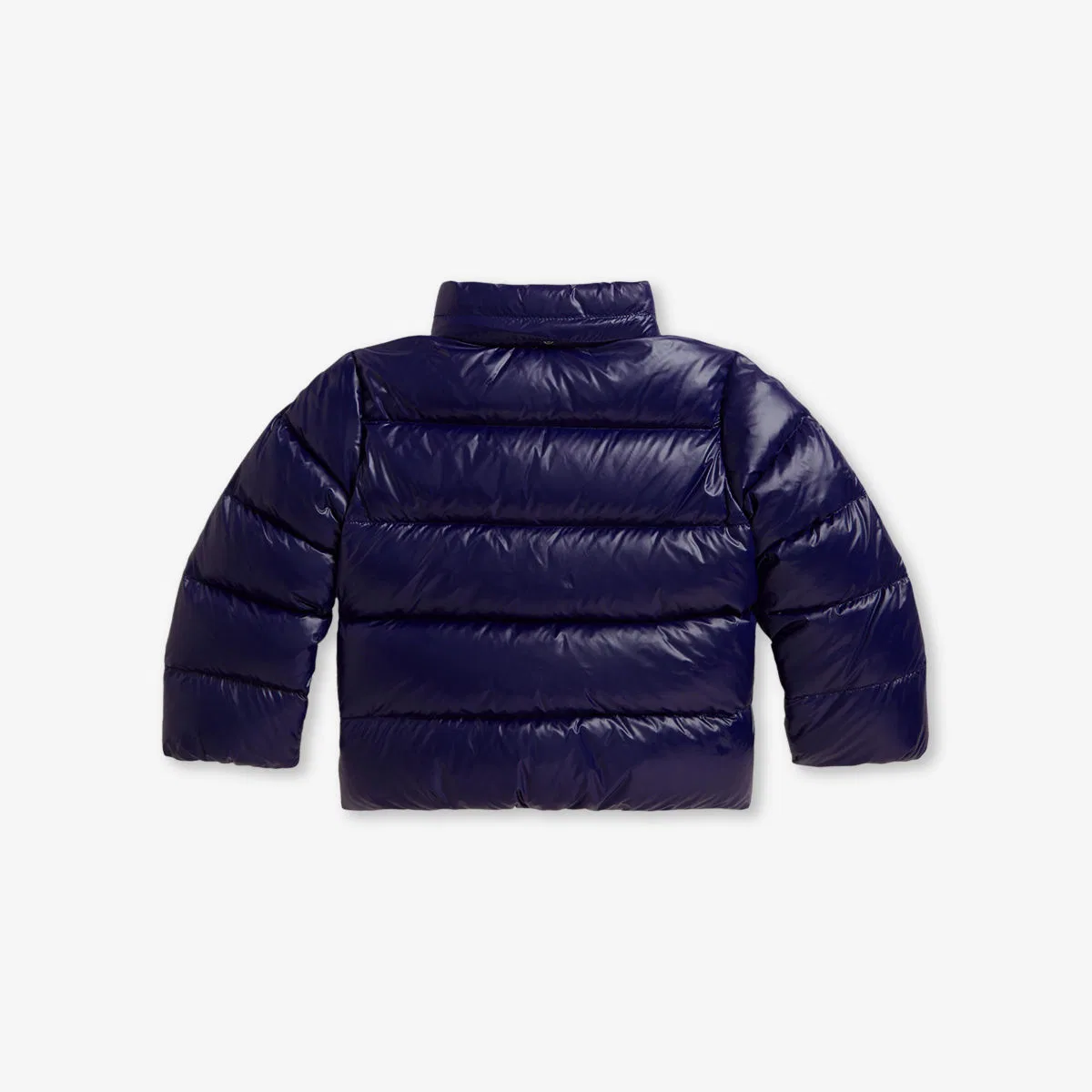 Блестящая пуховая куртка-бомбер с капюшоном для девочек Polo Ralph Lauren — фото 4