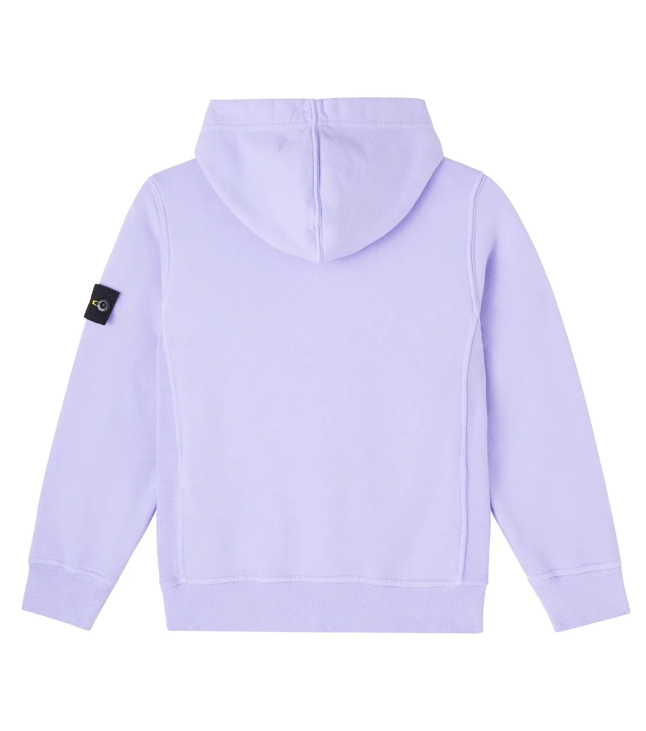 Худи с капюшоном и карманом-кенгуру Stone Island Junior, фиолетовый — фото 3