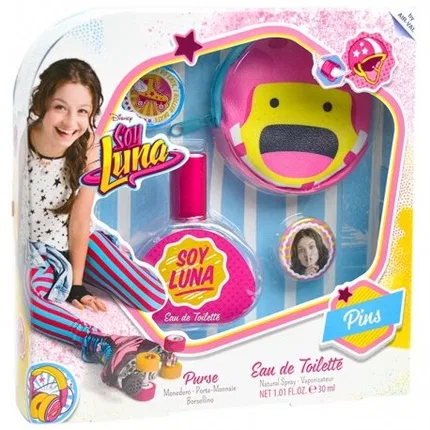 Набор детской парфюмерной воды Disney Soy Luna, 30 мл, с монетницей