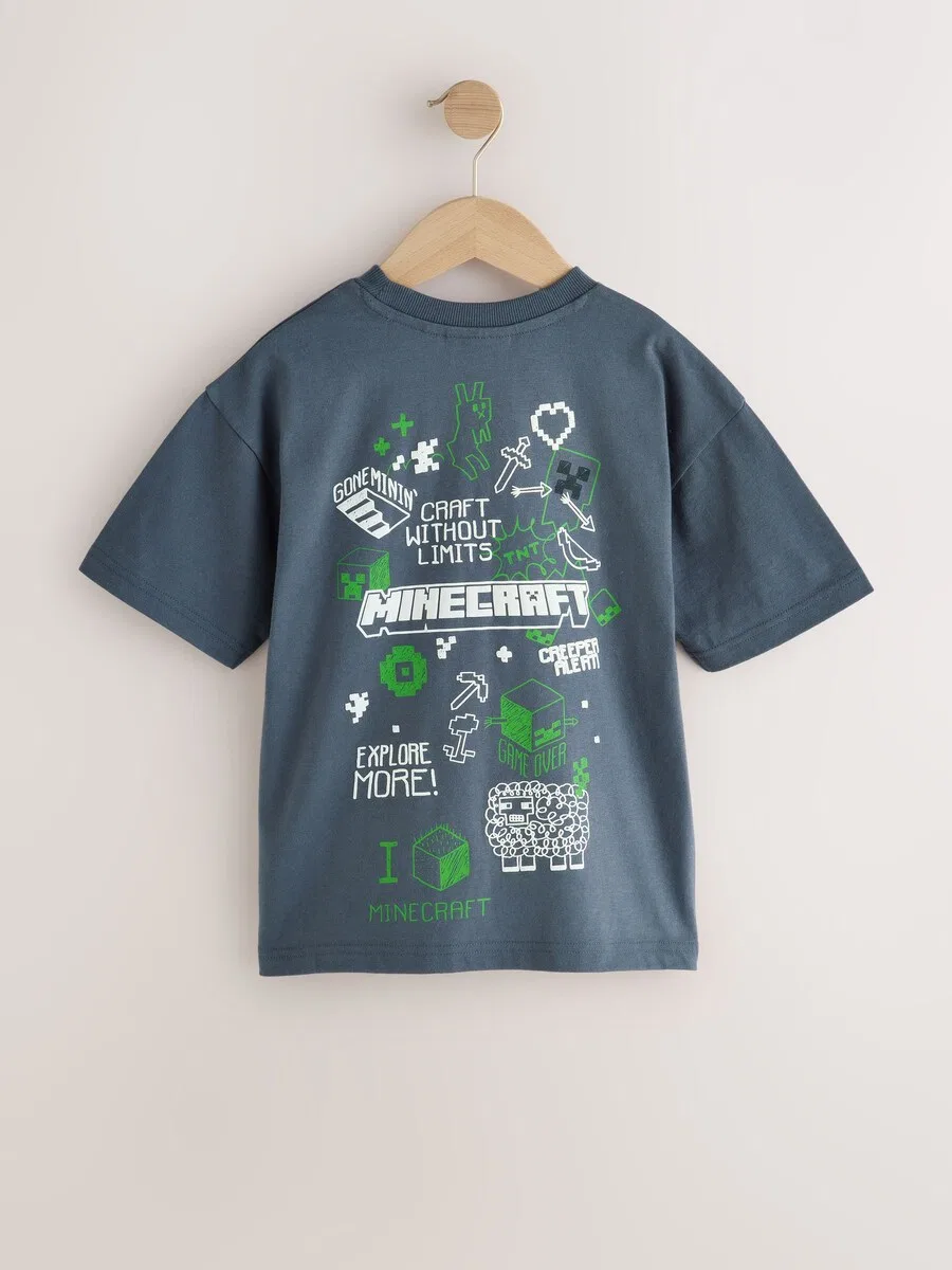 Футболка "Minecraft" Next, серый — фото 2