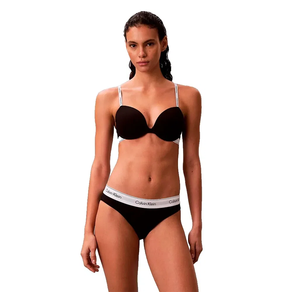 Бюстгальтер Calvin Klein Demi T-Shirt Bra, черный — фото 4