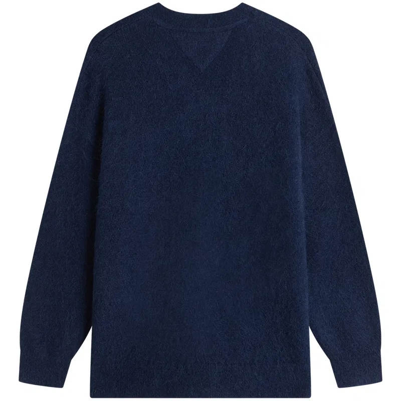 Женский джемпер с V-образным вырезом Navy Blue C1G Tommy Hilfiger, Navy Blue — фото 4