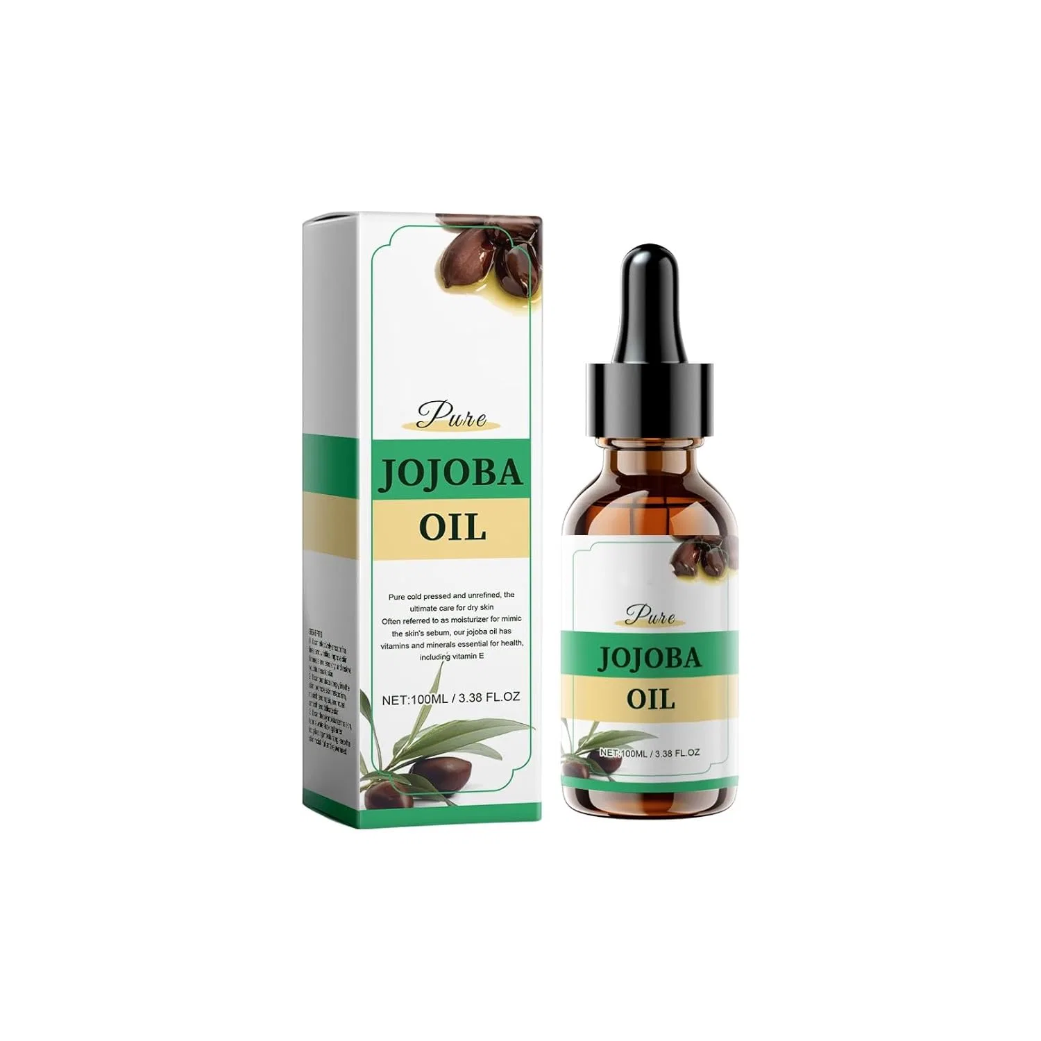 Масло для тела, волос, лица и ногтей, Jojoba Oil, 100 мл, White Generic