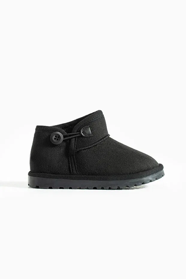 Детские ботинки для девочек на шнуровке Siena Shoes, Black Suede