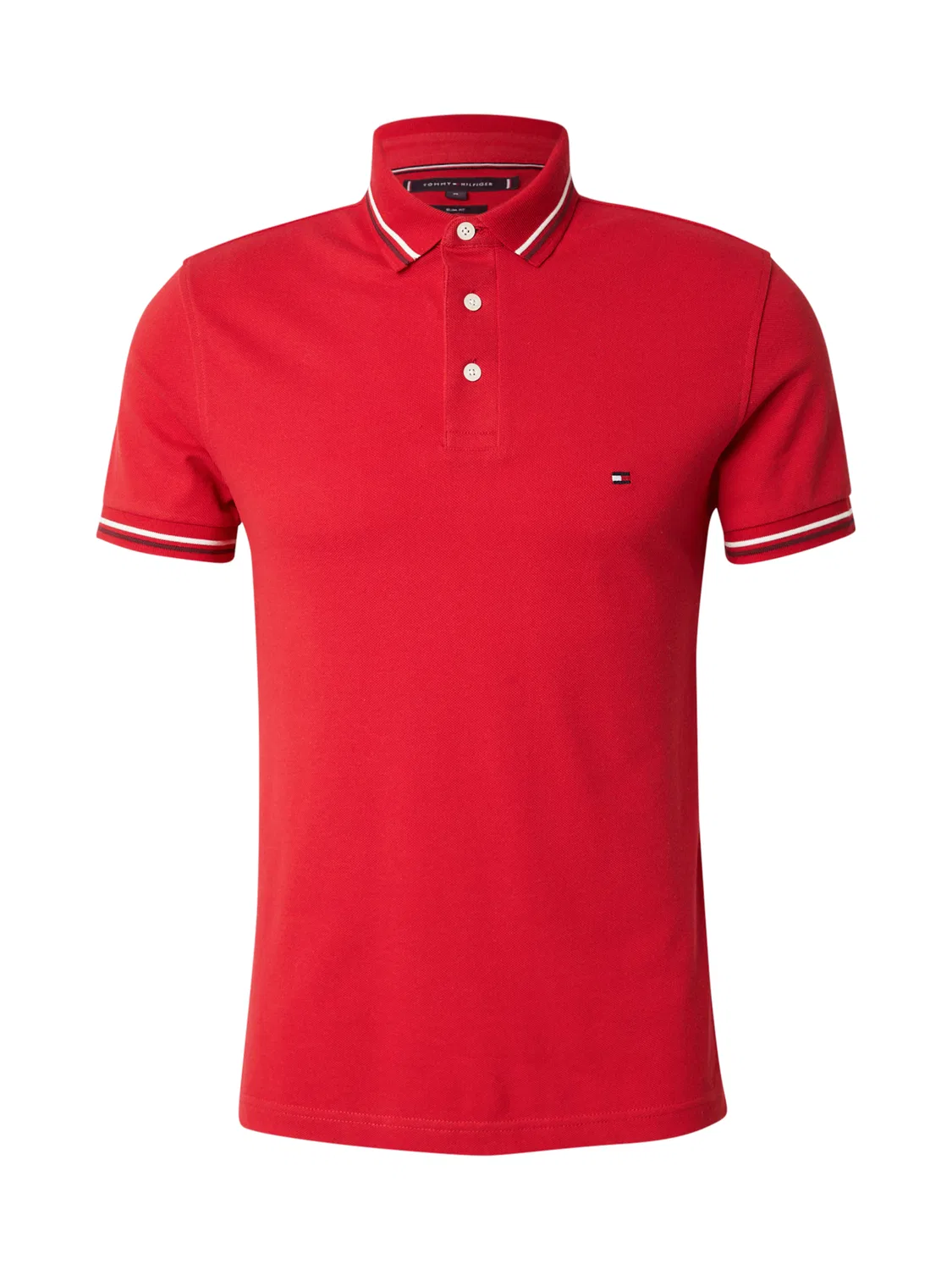 Рубашка Tommy Hilfiger Slim Fit Tipped красного и красного цвета