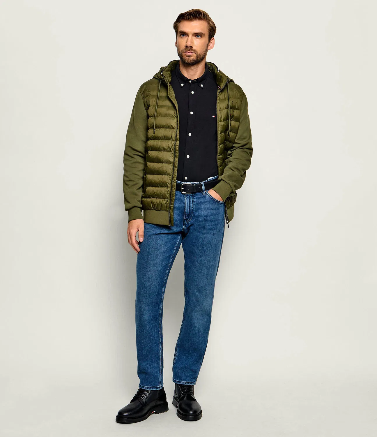 Рубашка с длинным рукавом Tommy Hilfiger, черный — фото 2