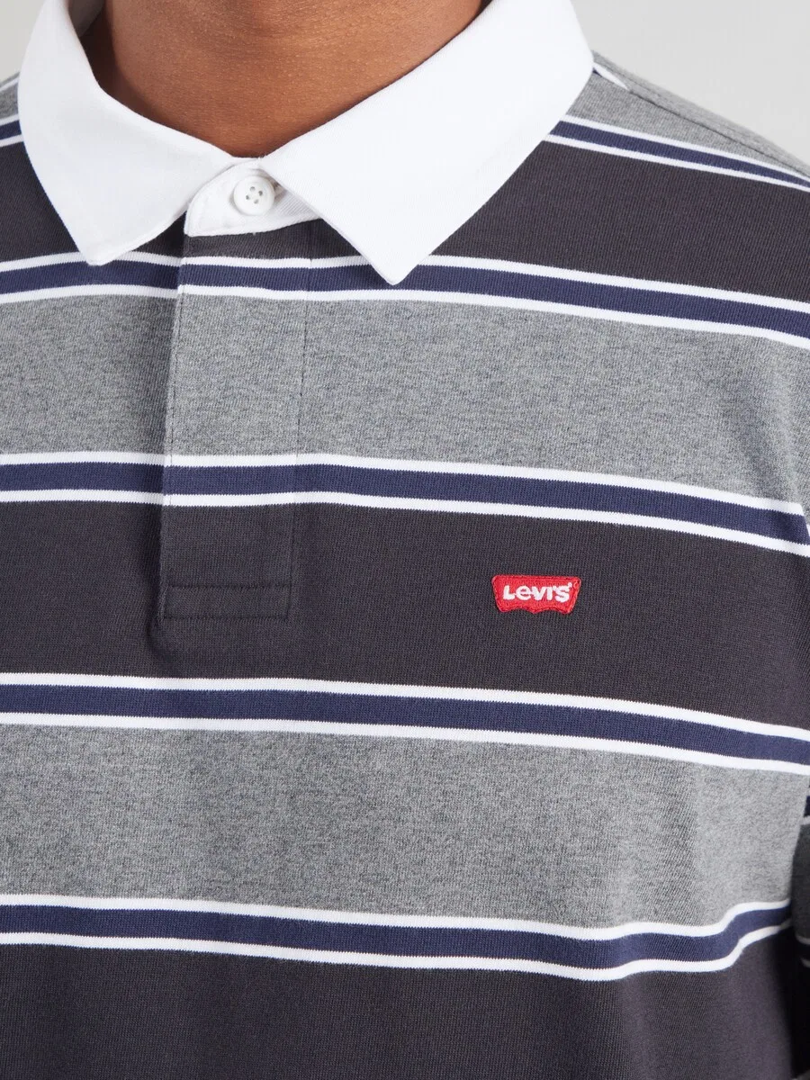 Футболка LEVI'S серого и темно-серого цвета — фото 3