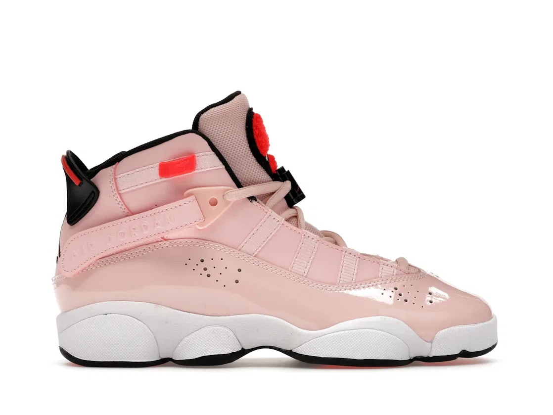 Детские кроссовки с гибридным дизайном Jordan 6 Rings Atmosphere Jordan, Atmosphere/Black-White-Infrared 23