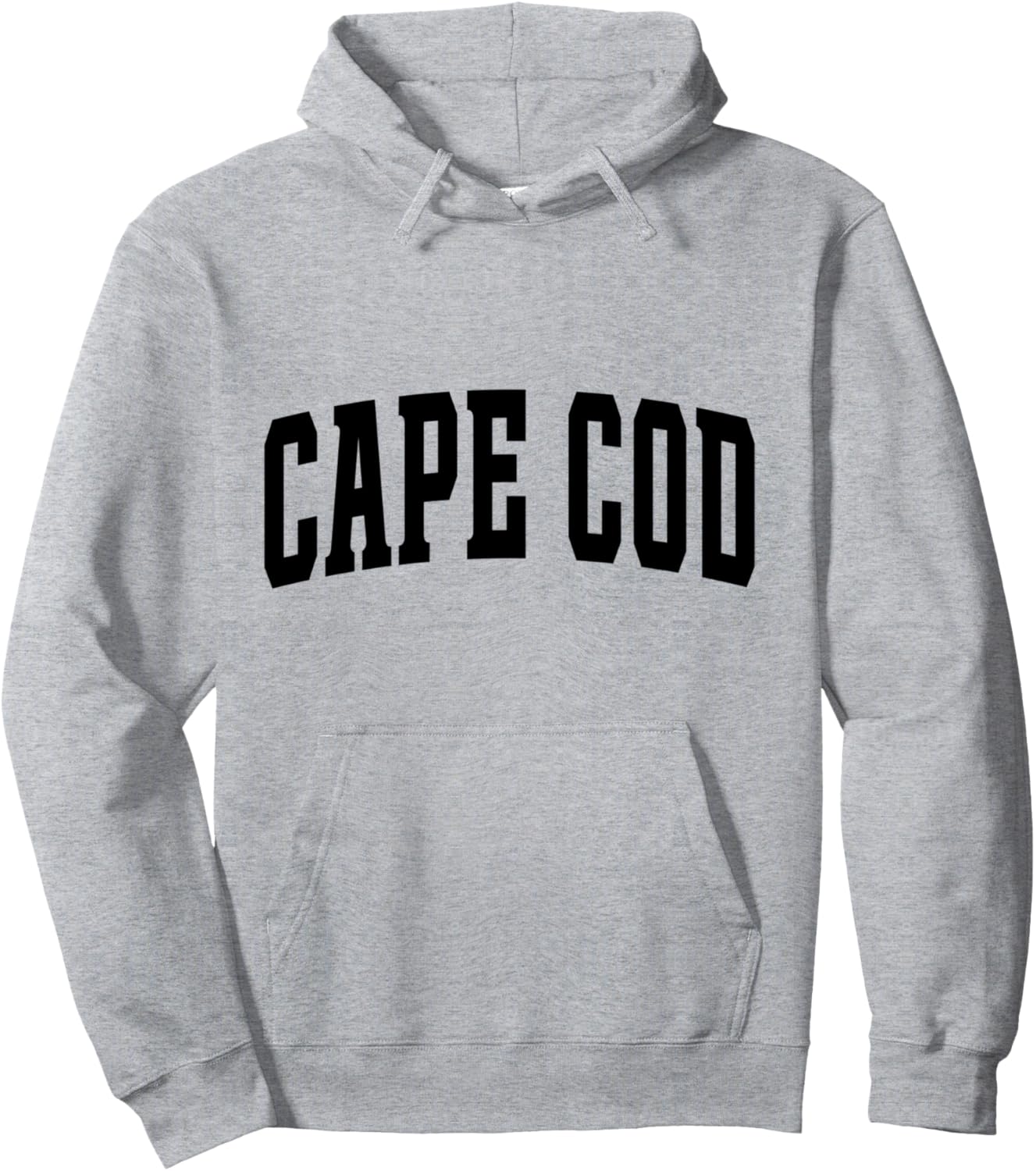 

Классическая толстовка с капюшоном, Кейп-Код, Массачусетс Cape Cod Apparel Co, серый