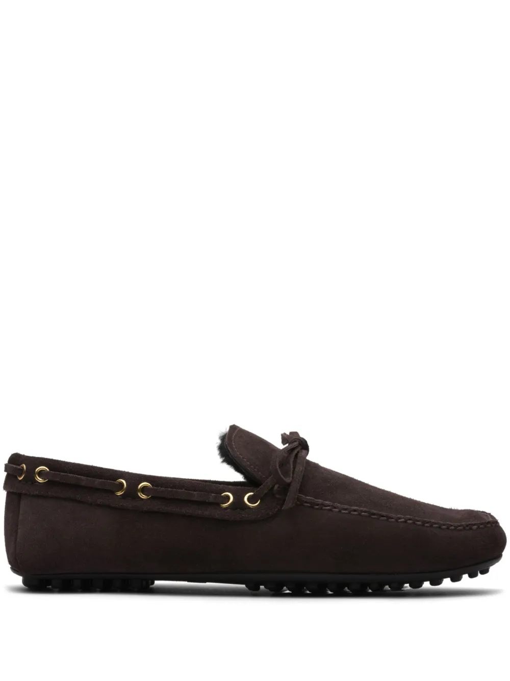 

Мокасины с меховой подкладкой Car Shoe, коричневый