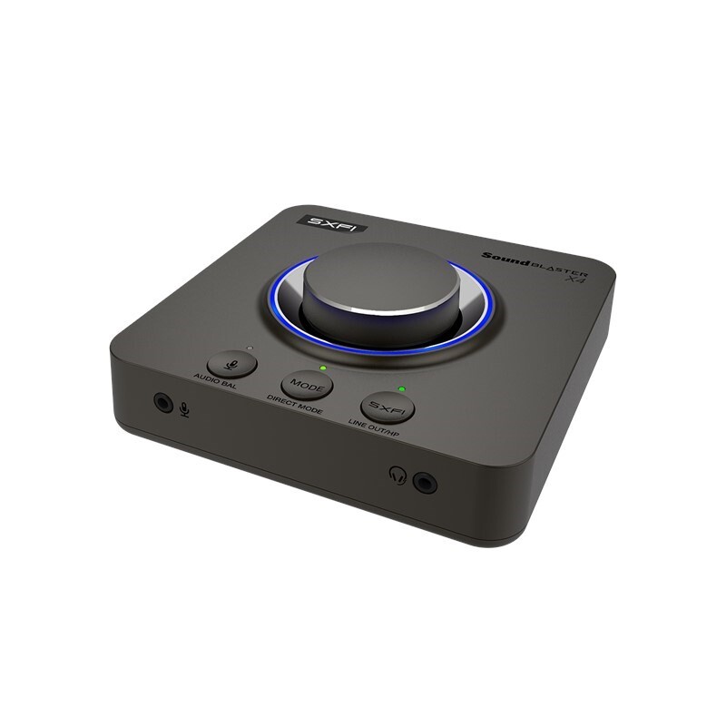 

Внешняя звуковая карта Creative Sound Blaster X4 Hi-Res 24bit/192kHz, черный