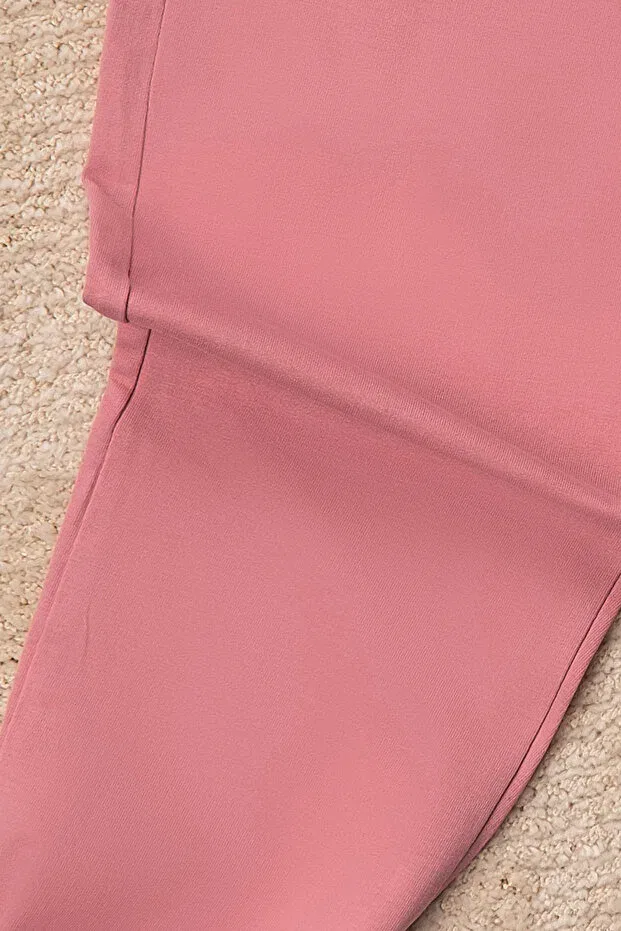 Детские спортивные штаны для девочек с утяжкой Basics Mai Perla, Pink — фото 4