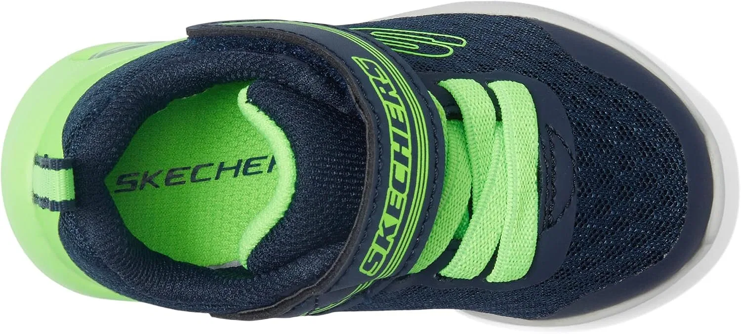 Детские кроссовки для мальчиков 403773l Rdbl Skechers, Navy/Lime — фото 2