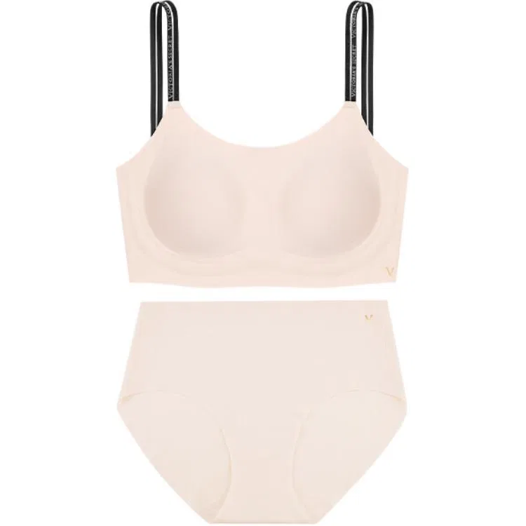 Женский комплект нижнего белья Jelly Stripe Tank Top Collection с майкой и трусами, Vibrant Pink, Victoria's Secret