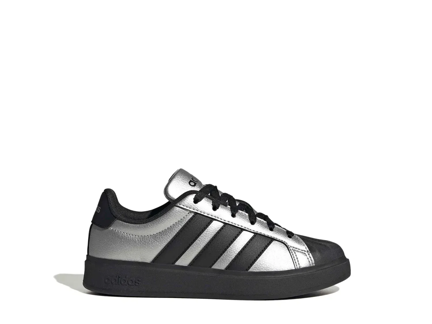Кроссовки Streettalk, детские, adidas, серебристый металлик — фото 2