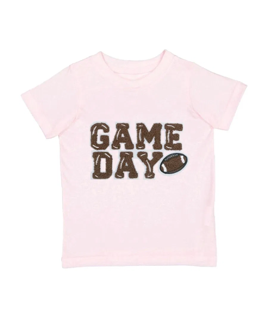 Футболка с коротким рукавом с патчем Game Day Sweet Wink, Ballet Pink