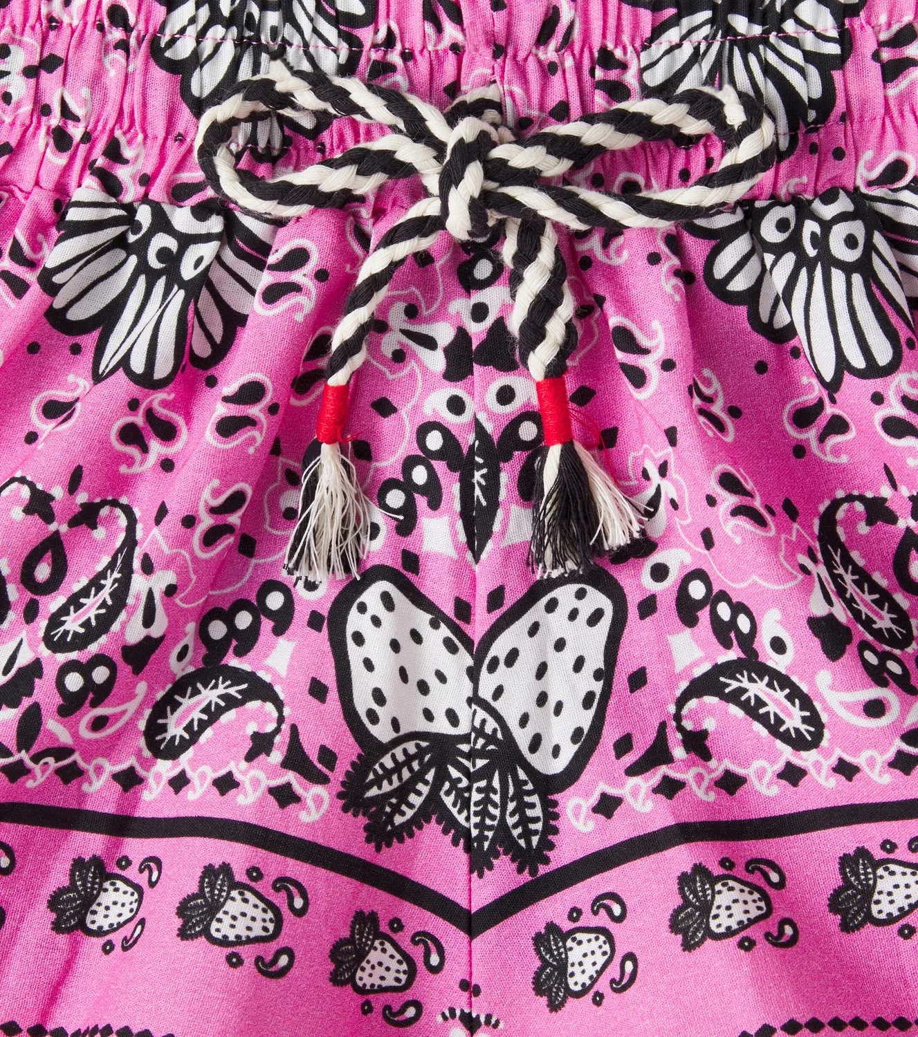 Шорты хлопковые Morango Bandana Fábula, розовый — фото 3