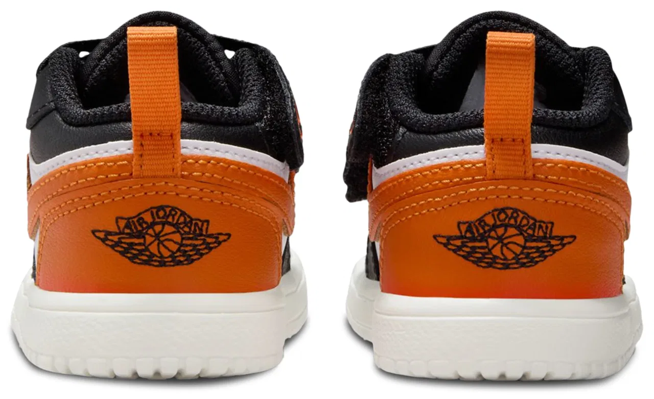 Кроссовки для мальчиков AJ 1 Low Alt Jordan, черный/оранжевый — фото 3