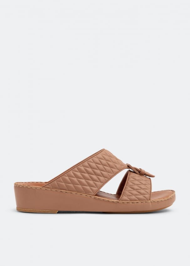 

Сандалии PRIVATE COLLECTION Cinghia leather sandals, коричневый