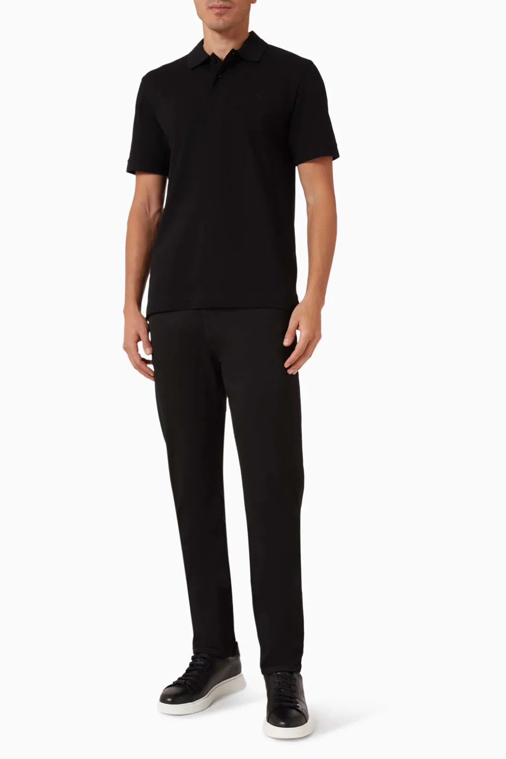 Поло хлопковое Pallas Polo Shirt BOSS — фото 2