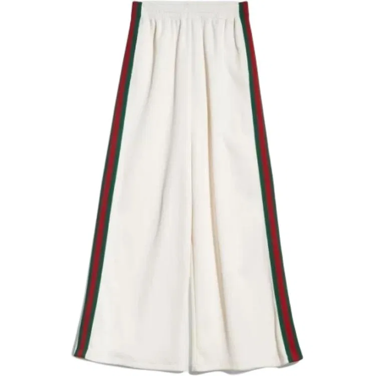 Брюки Gucci Casual Pants, свободный крой, белый — фото 4