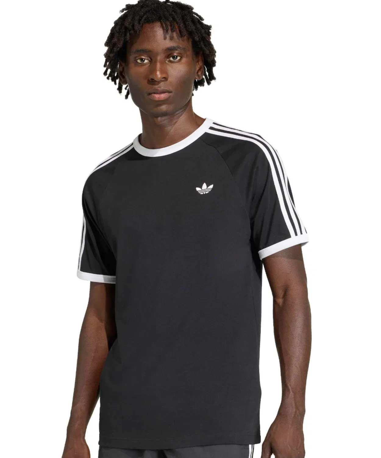 Мужская футболка с длинным рукавом3-Stripes Tee Adidas, Black
