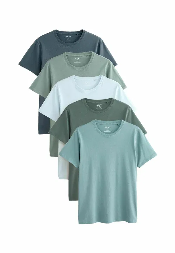 Футболка хлопковая 5 pack Slim Fit Next, синий