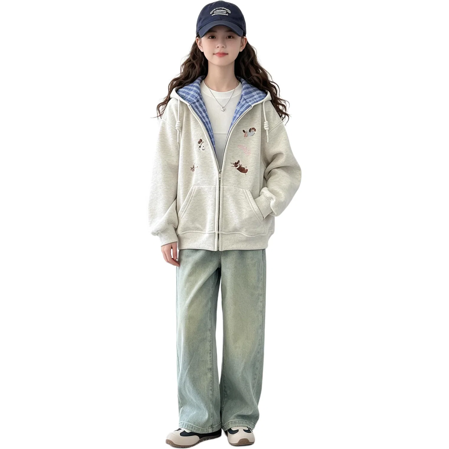 Детский спортивный костюм с капюшоном Premium Gray Coat MADALLO, Premium Gray Coat