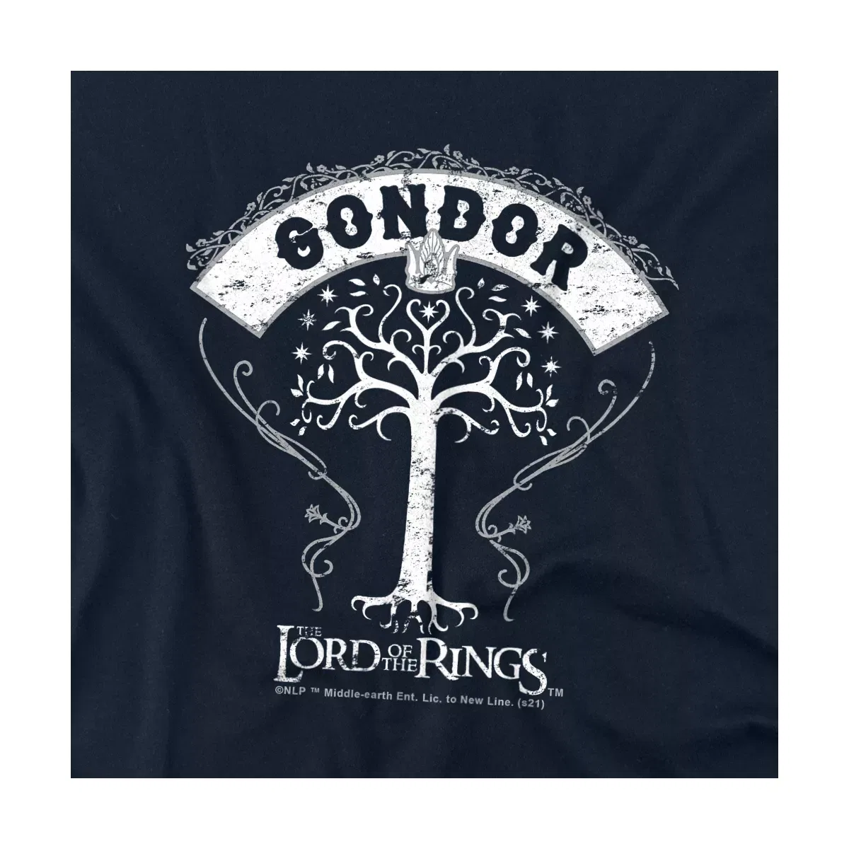 Детское боди с коротким рукавом Tree Of Gondor The Lord of the Rings, Navy — фото 2