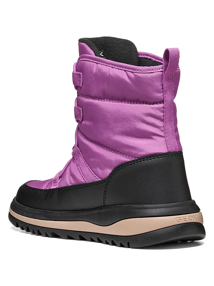Ботинки с застежкой Adelhide Geox, фиолетовый — фото 3