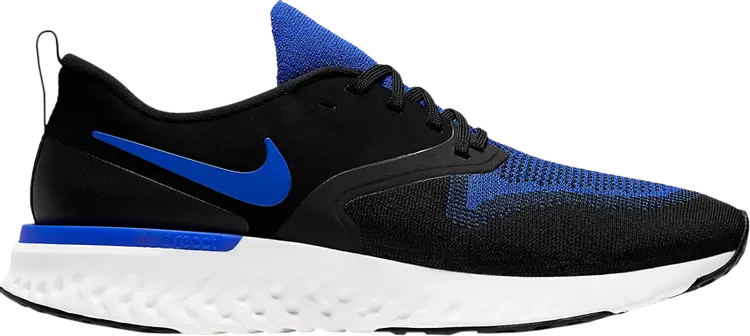 

Кроссовки Nike Odyssey React 2 Flyknit 'Black Racer Blue', черный