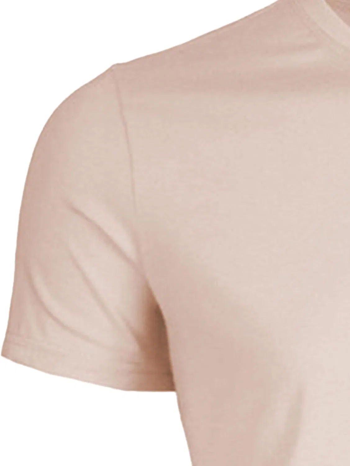 Мужская футболка с длинным низом Slim Fit Generic, Khaki — фото 3