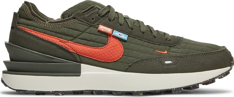 

Кроссовки Nike Waffle One Premium 'Toasty - Medium Olive', зеленый