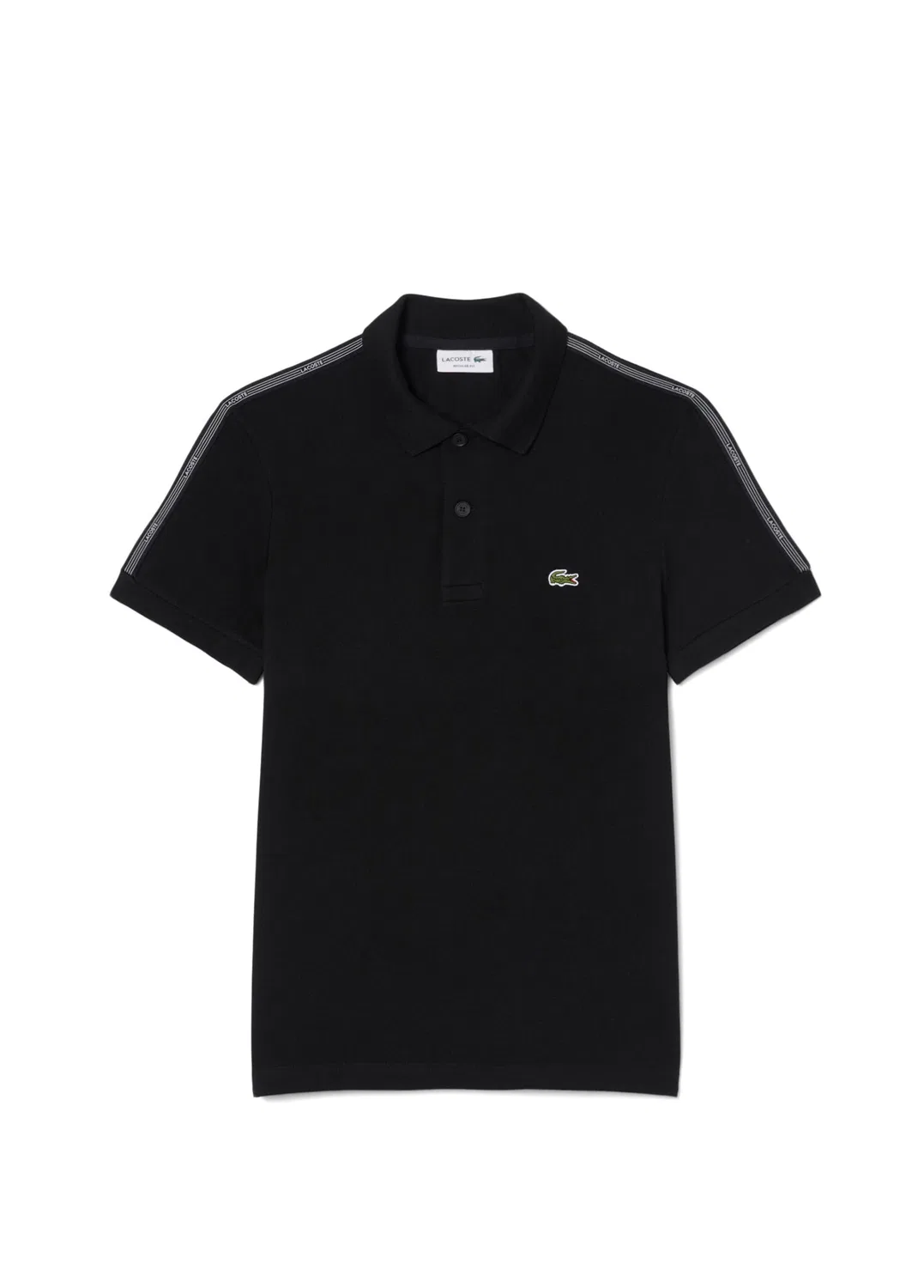Поло Lacoste Regular Fit, черный