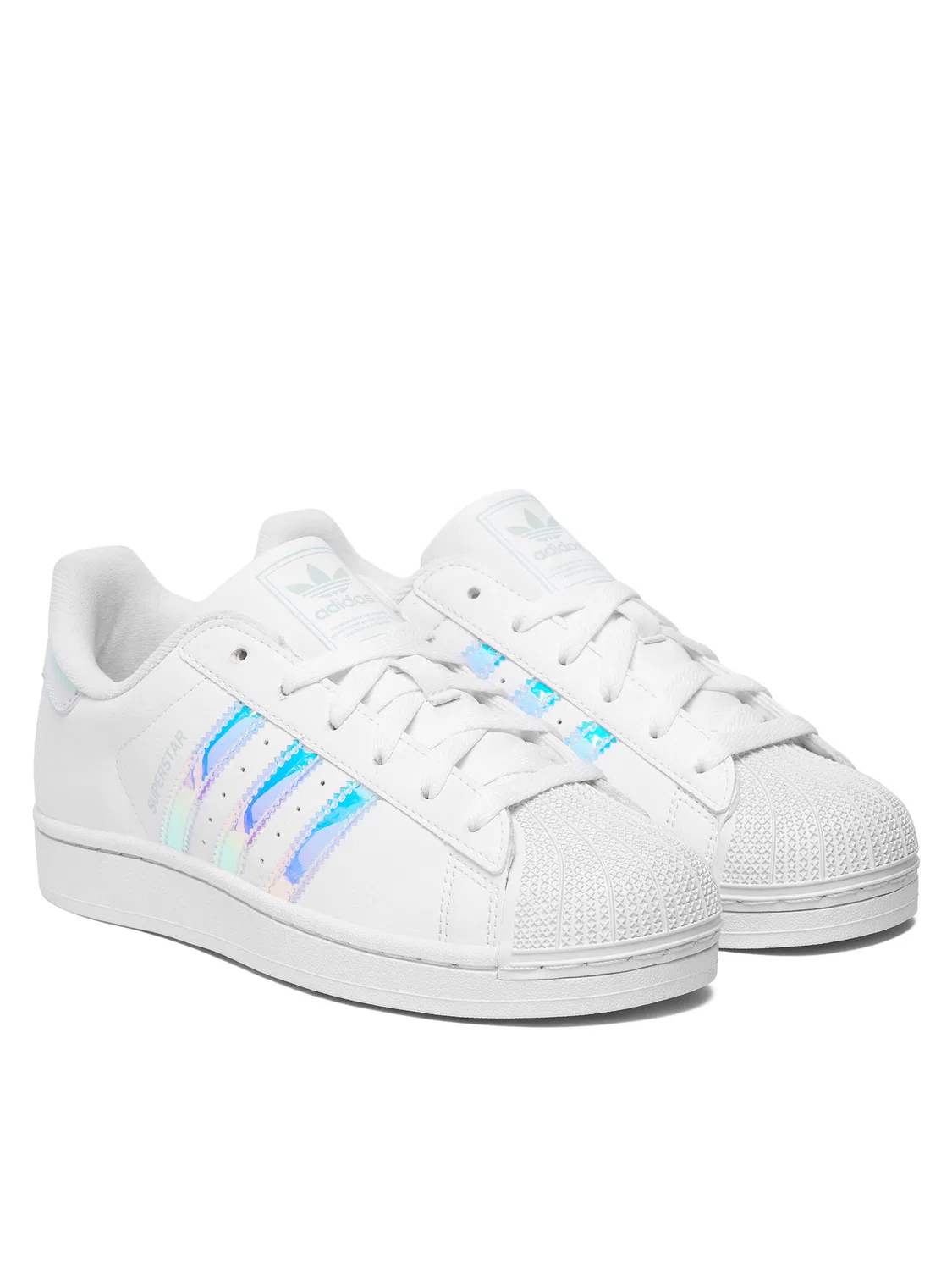 Кроссовки для девочки Superstar Adidas, белый — фото 3
