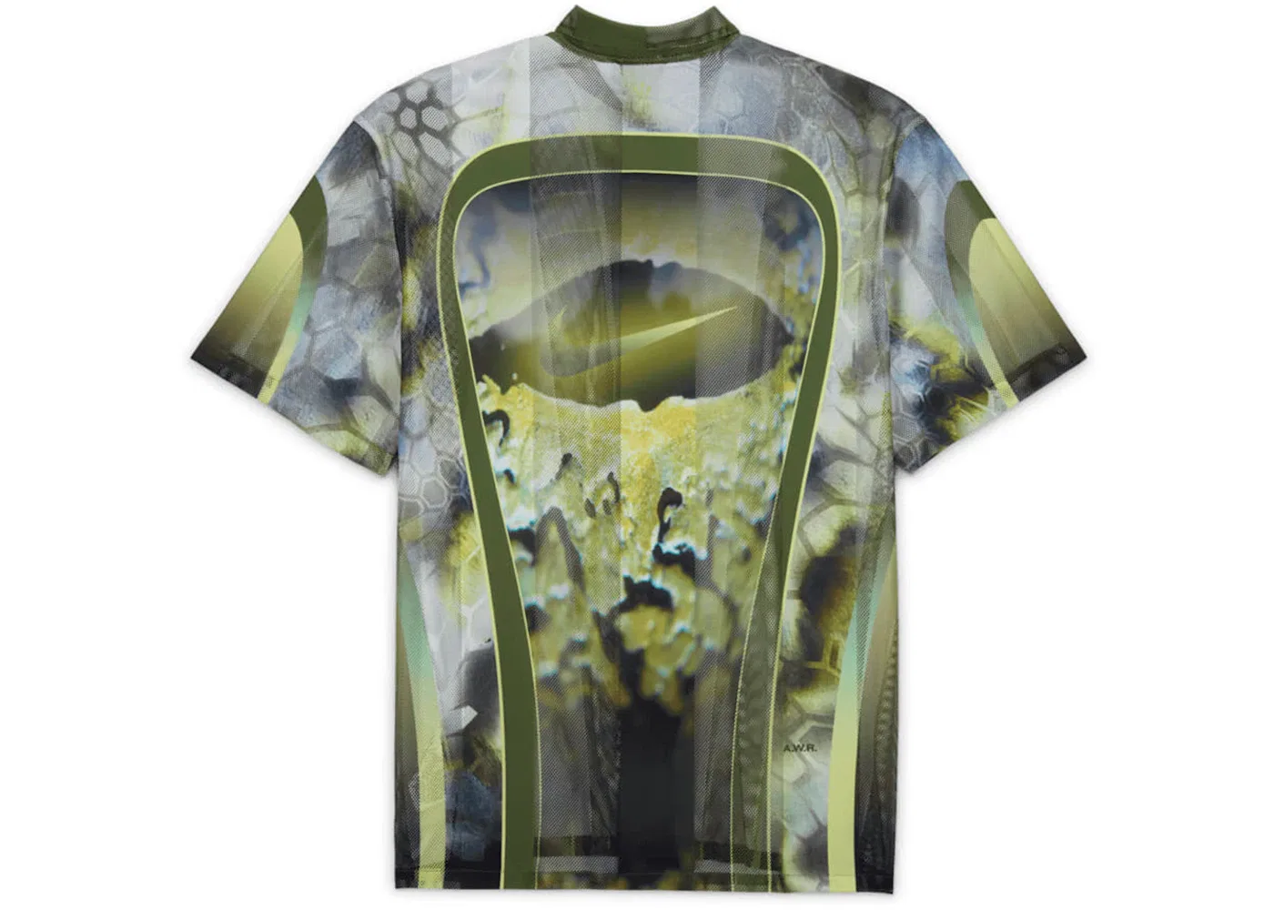 Мужская рубашка с принтом Nike x NOCTA Opal Tito Neeks Button Down, Pilgrim/Oil Green/Black — фото 2
