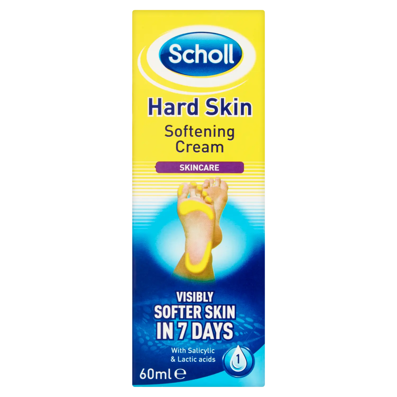 

Scholl Hard Skin крем смягчающий огрубевшую кожу стоп, 60 мл
