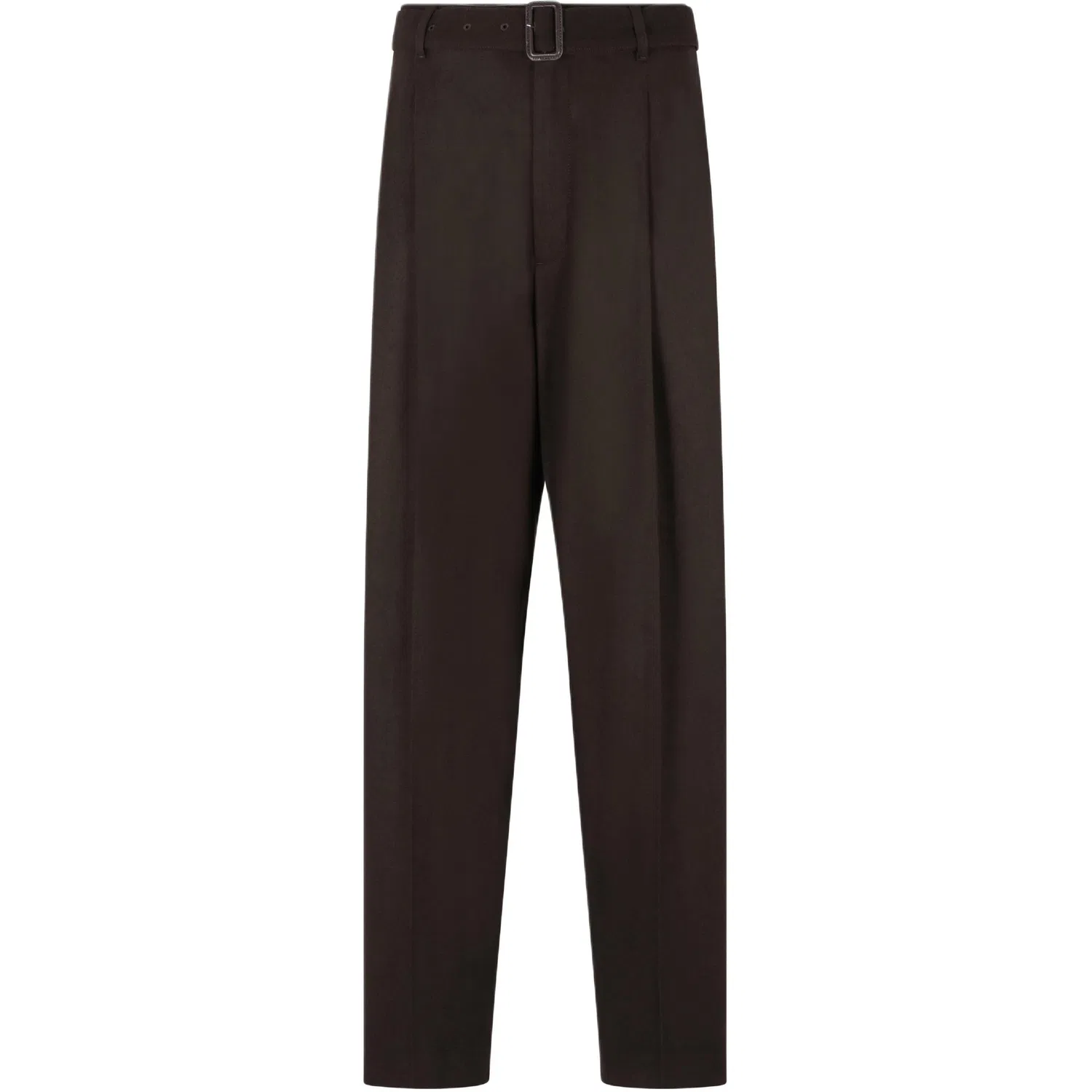 Женские брюки классические из шерсти Emporio Armani, Brown
