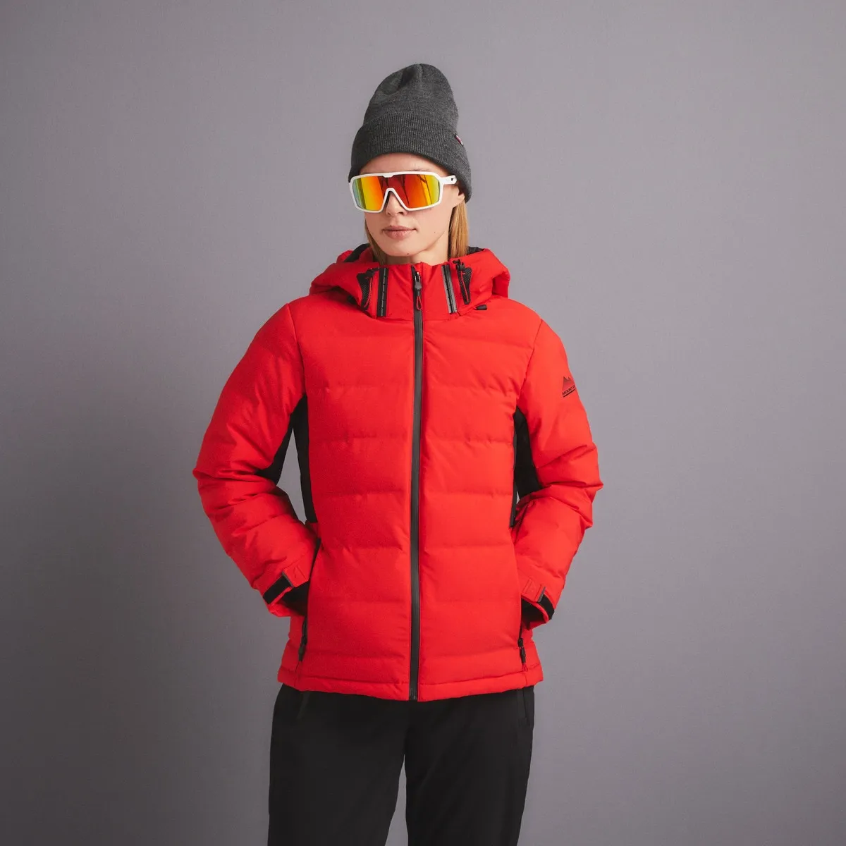 

Женская лыжная куртка Mountain PRO, красный