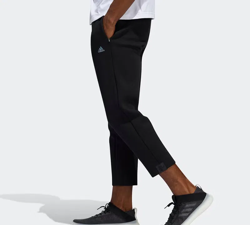 Штаны спортивные длинные Wuji Adidas, черный — фото 4