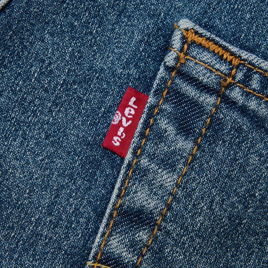 Мужские джинсовые шорты с принтом Ice Cool Series Medium Blue, Levis — фото 4