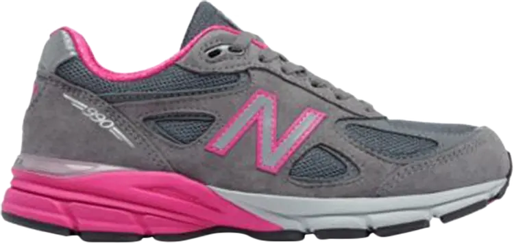 

Кроссовки New Balance Wmns 990v4 Made in USA 'Grey Pink', розовый