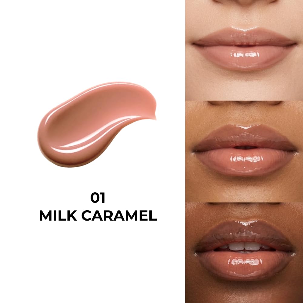 Блеск-тинт для губ Lip Potion Caramel Glaze, тон 1 Milk Caramel — фото 2