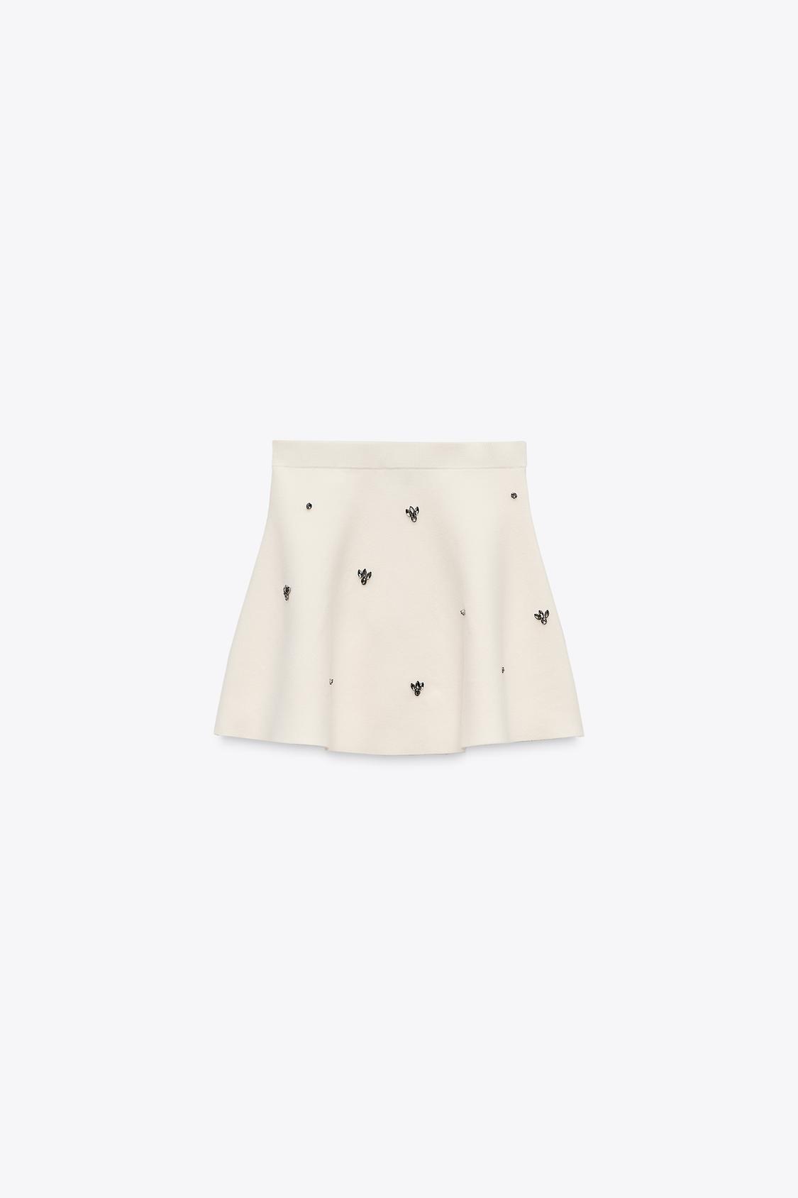 

Юбка ZARA, экру