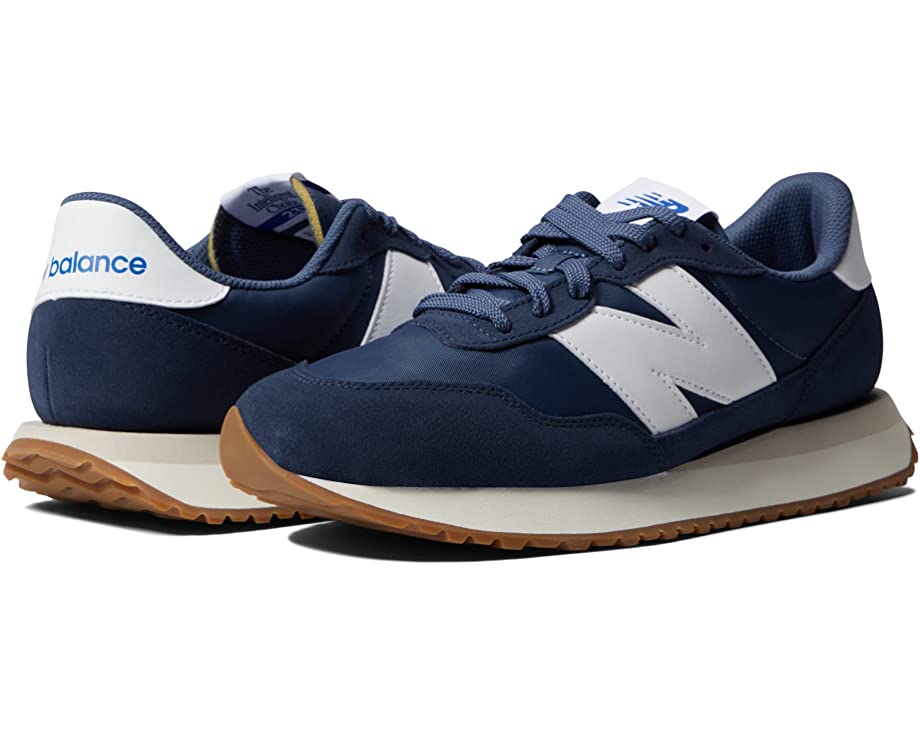 Кроссовки 237v1 New Balance Classics, натуральный индиго - фото