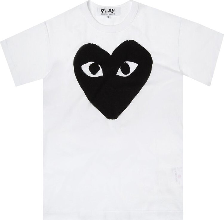 

Футболка Comme des Garçons PLAY Logo Print T-Shirt 'White/Black', разноцветный, Черный, Футболка Comme des Garçons PLAY Logo Print T-Shirt 'White/Black', разноцветный