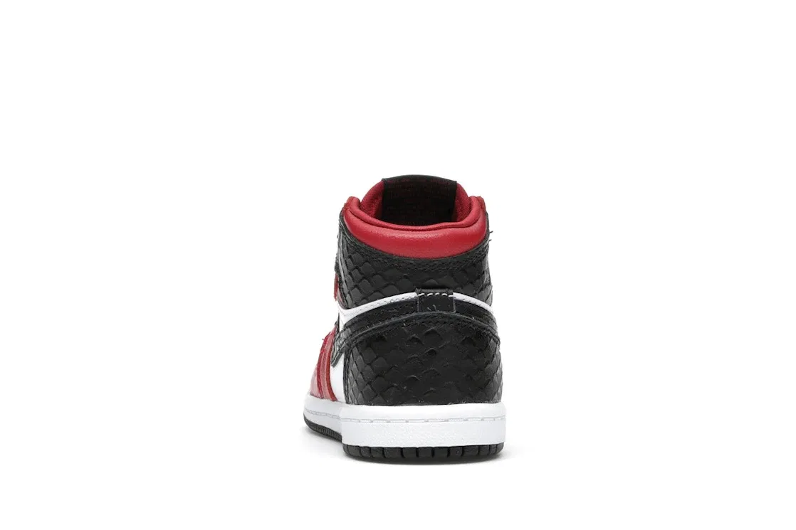 Детские кроссовки Lifestyle с принтом Jordan 1 Retro High Jordan, Gym Red/White-Black — фото 4