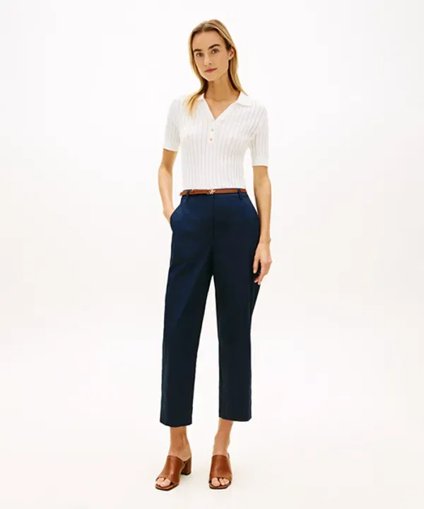 Брюки полуприталенные, зауженные, Tommy Hilfiger